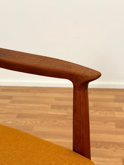 Armchair in solid teak, 1950s-60s Denmark