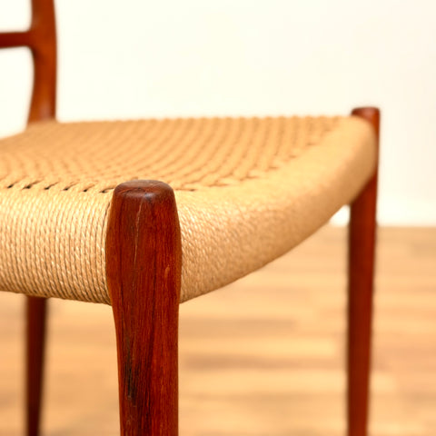 Dining chairs in teak by Niels O. Moller