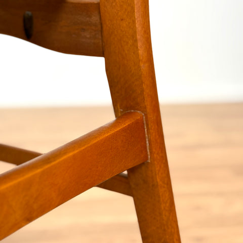 Set of 4 dining chairs in teak & beech, 1950s-60s, Denmark - Beyo Vintage