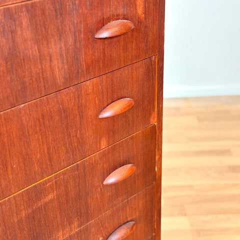 Chest of drawers in teak, 1950s-60s, Denmark