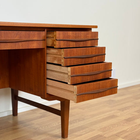 Writing desk in teak, 1950s-60s, Denmark - Beyo Vintage