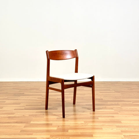 Set of 2 dining chairs in teak by Erik Kirkegaard, 1950s-60s, Denmark