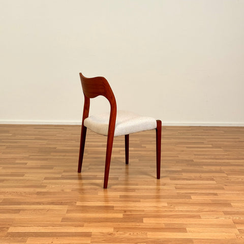Set of 6 dining chairs Niels O. Moller, model '71', in teak, 1950s-60s, Denmark