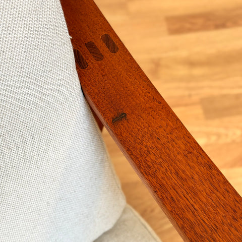 Armchair in solid teak, 1950s-60s, Denmark