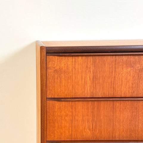 Chest of 6 drawers in teak by Hanbjerg møbelfabrik, 1950s-60s, Denmark - Beyo Vintage