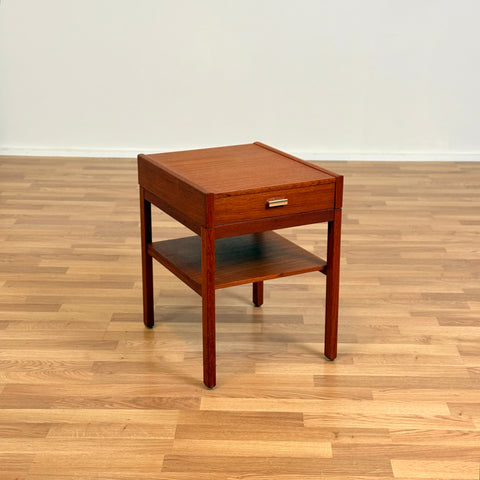 Set of 2 bedside tables in teak, 1950s-60s, Sweden