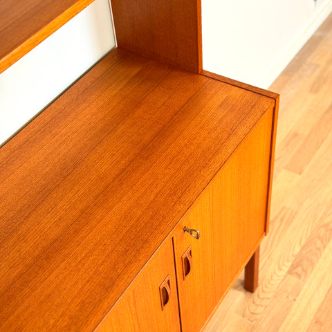 Bookshelf in teak, 1950s-60s, Sweden