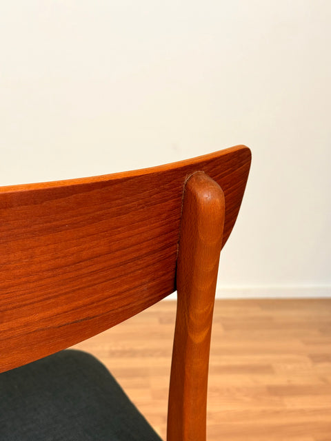 Set of 4 dining chairs in teak & beech by Findahl, 1950s-60s, Denmark