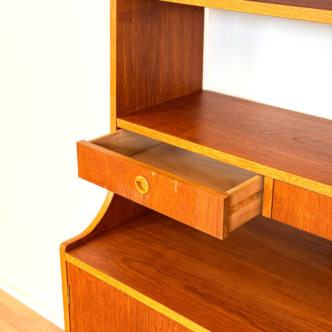 Bookshelf in teak, Sweden