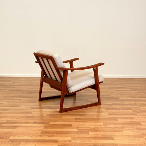 Armchair in solid teak, 1950s-60s, Denmark