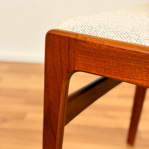 Set of 4 dining chairs in teak by Erik Buch, 1950s-60s, Denmark