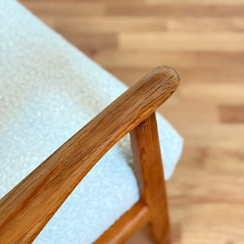 Armchair in solid oak, 1950s-60s Denmark