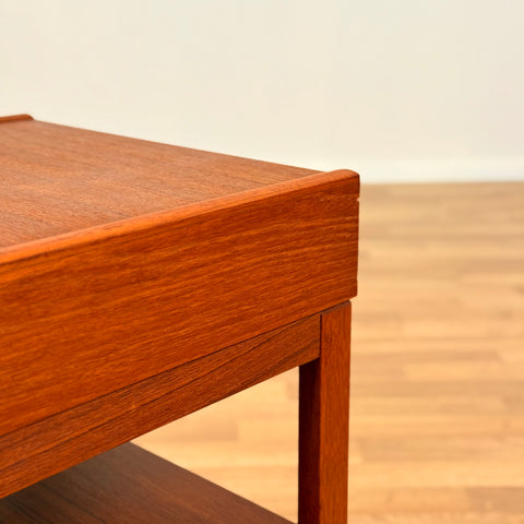 Set of 2 bedside tables in teak, 1950s-60s, Sweden