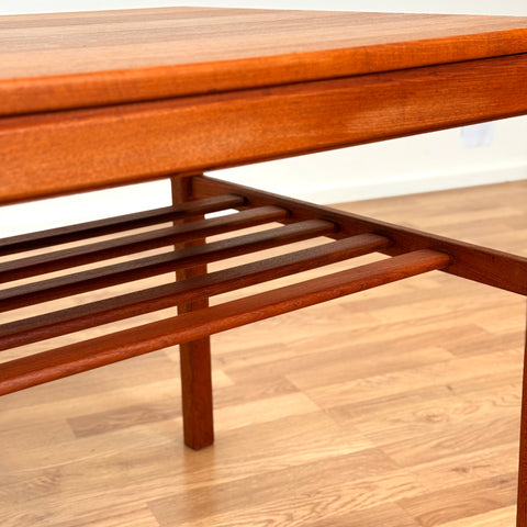 Coffee table "Casino" in teak by Gunnar Myrstrand and Sven Engström for Bra Bohag, Tingströms, Sweden, 1950s-60s