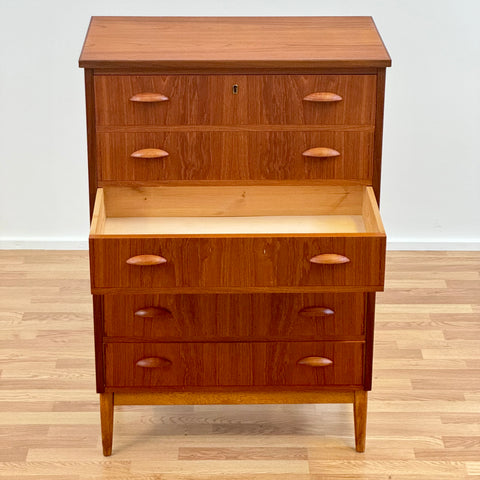 Chest of drawers in oak & teak - Beyo Vintage