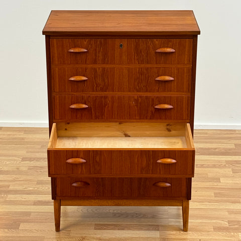 Chest of drawers in oak & teak - Beyo Vintage